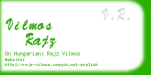 vilmos rajz business card